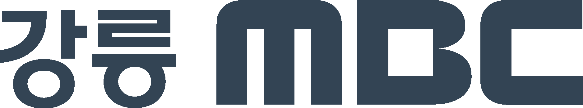 Gangneung MBC Black Logo Vector Logo